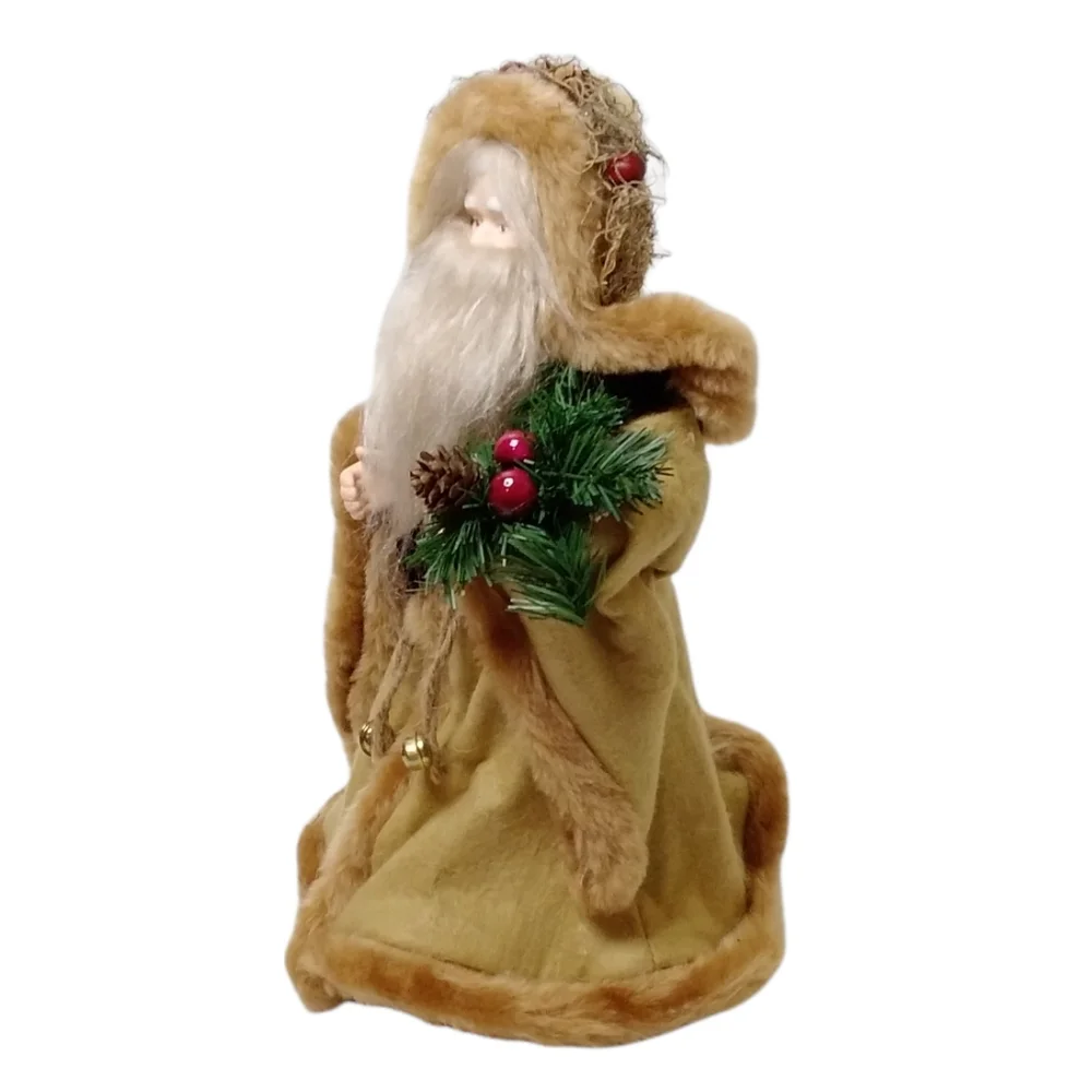 Old World Santa Handcrafted Holiday Rustic Woodlands Retro Luxury Collectors Pc